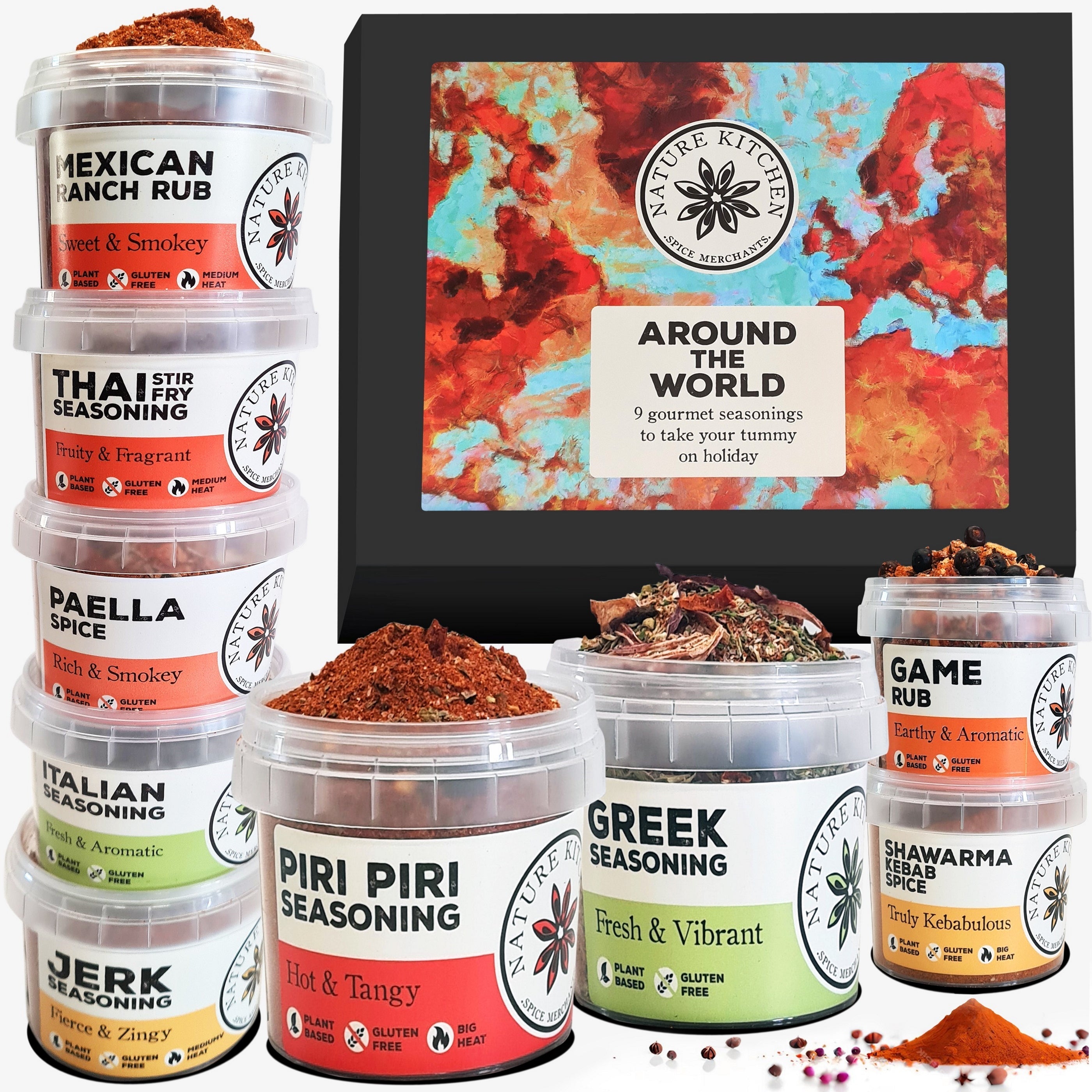 Embark on a Global Flavour Journey: The Around the World 9 Seasonings Gift Box