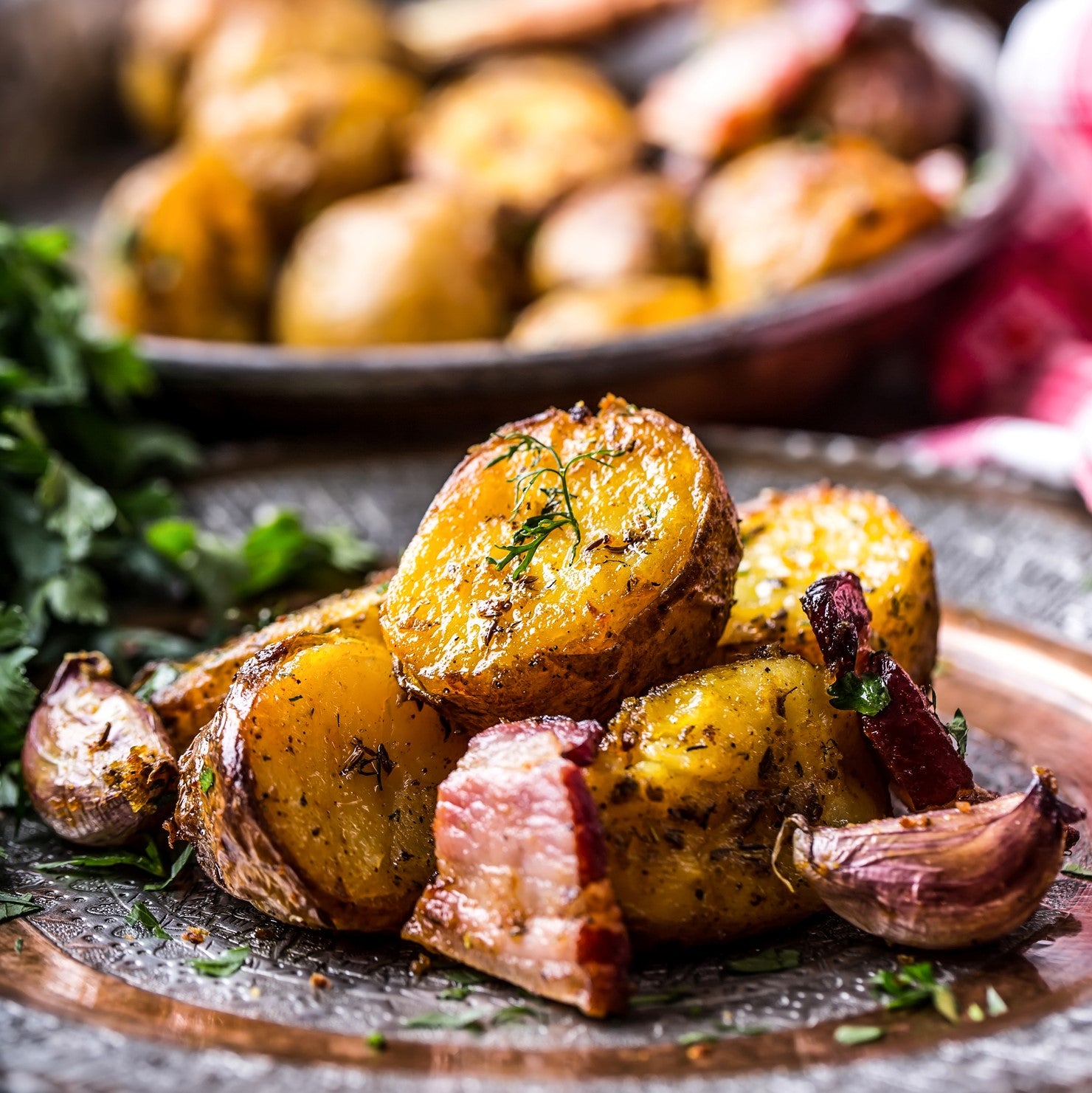 Ally's Herby Roast Potatoes