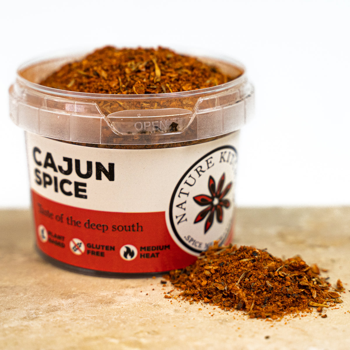 Sweet Paprika Cajun Two Step Cayenne Pepper Cajun Spice X 50g Pot