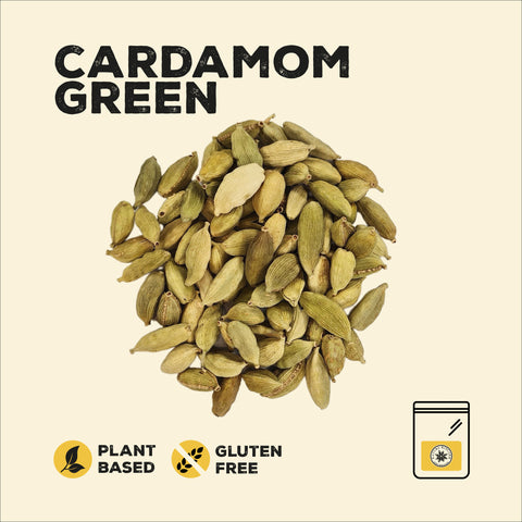 green whole cardamoms