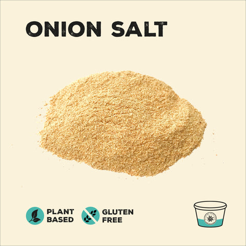Onion salt in a pile