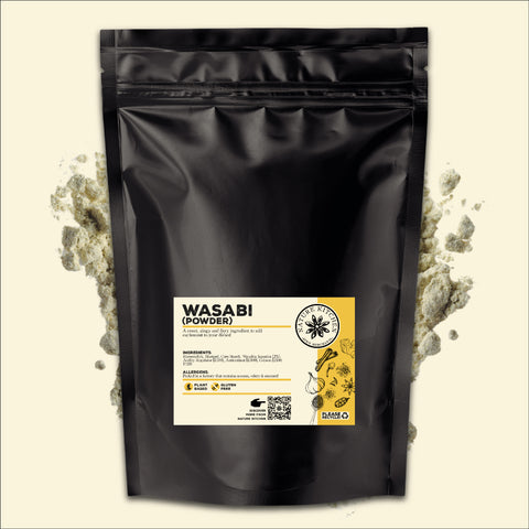 Wasabi powder in a bag