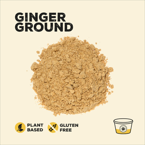 ground ginger in a pile