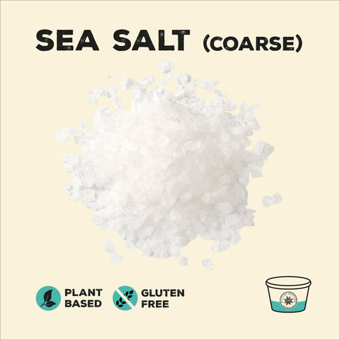 Coarse Sea Salt in a pile