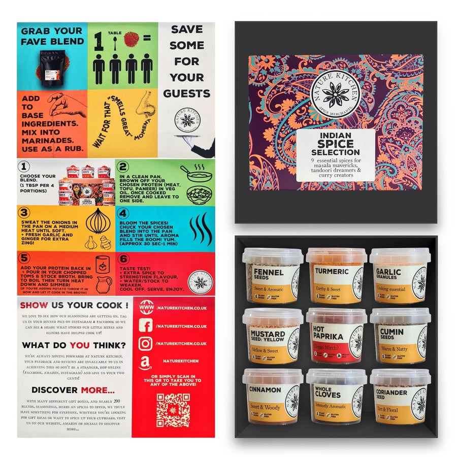 Discover Authentic Indian Flavours: The Indian Spice Selection Gift Box