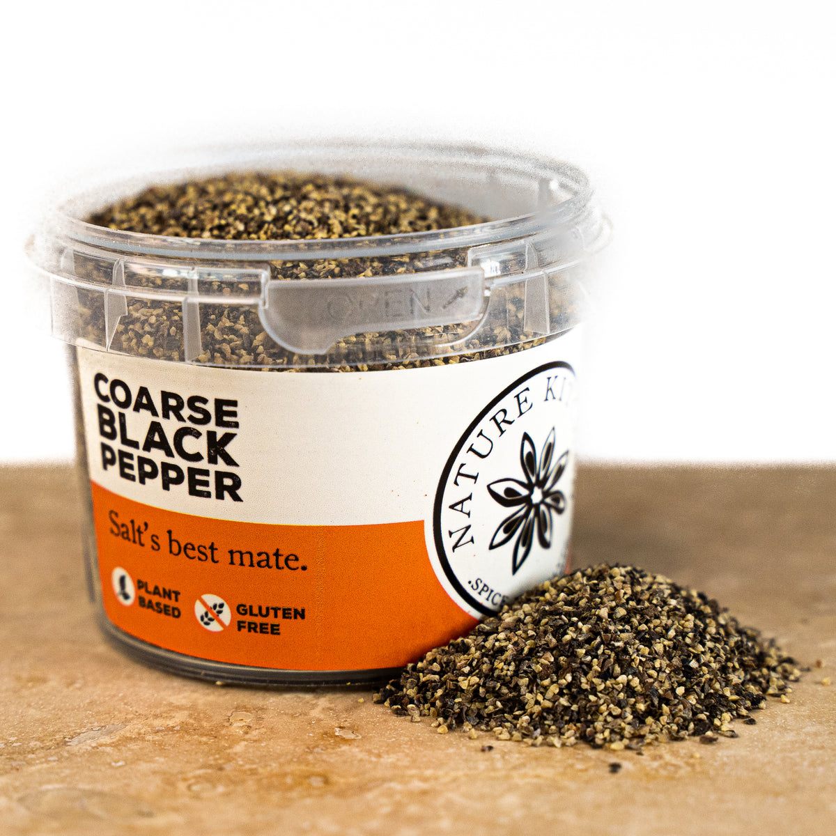 Course Pepper Pepper Black Course Ground 6 x 50g Pots