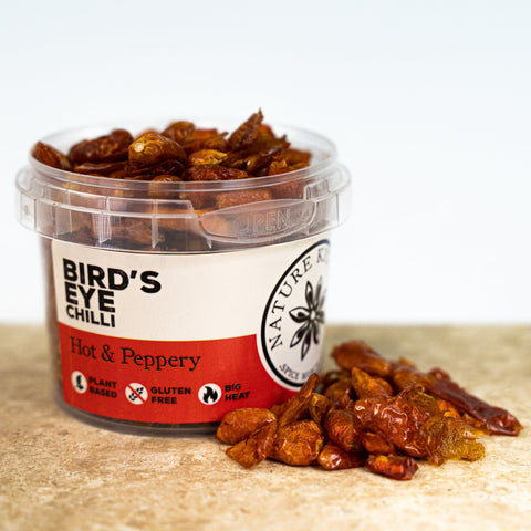 bird eye chilli in a pot