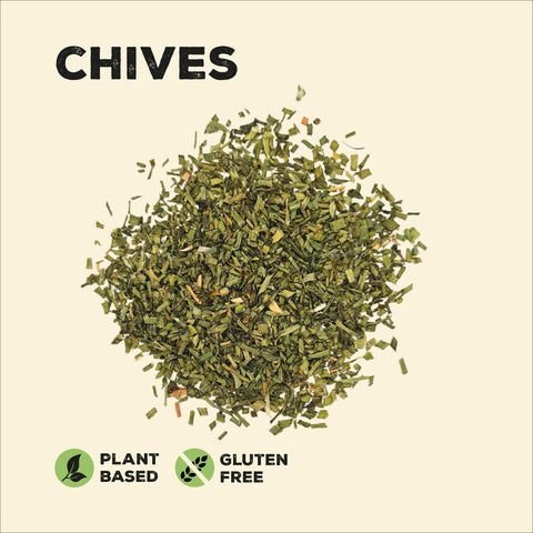 Pile of dried chives