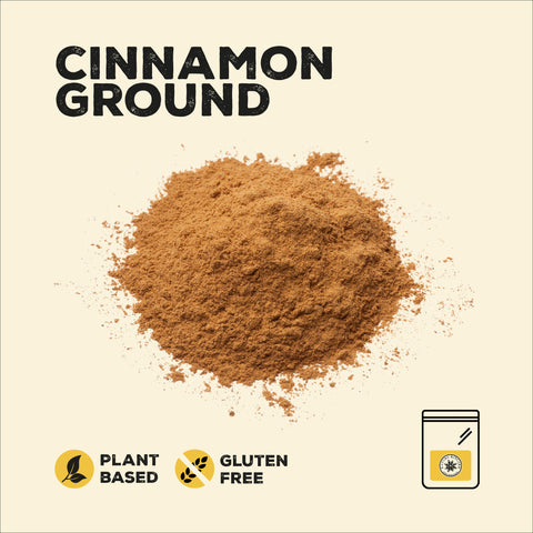 Pile of ground cinnamon