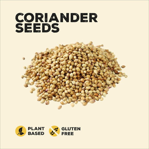 Pile of coriander seeds