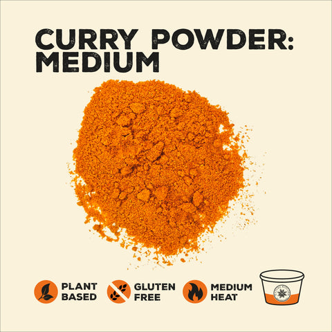 Nature Kitchen curry powder medium in a pile