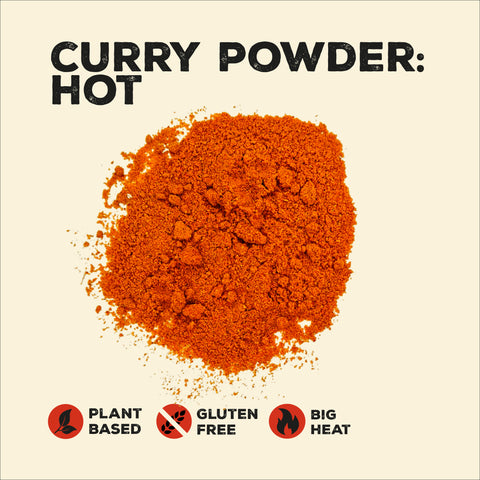 pile of curry powder hot