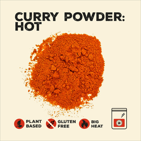 pile of curry powder hot