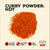 Hot curry powder in a pile