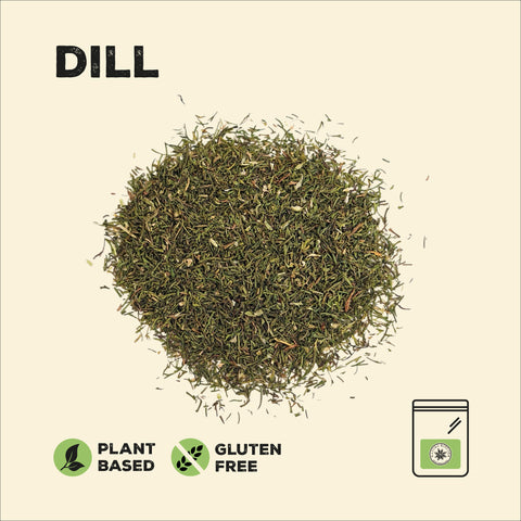 Dill herb in a pile