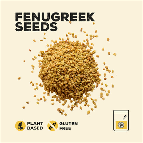 Fenugreek seeds in a pile