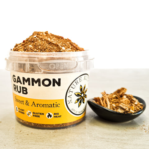 Nature Kitchen Gammon Rub in a pot