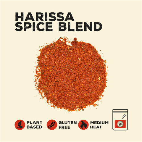 Nature Kitchen Harissa spice blend in a pile
