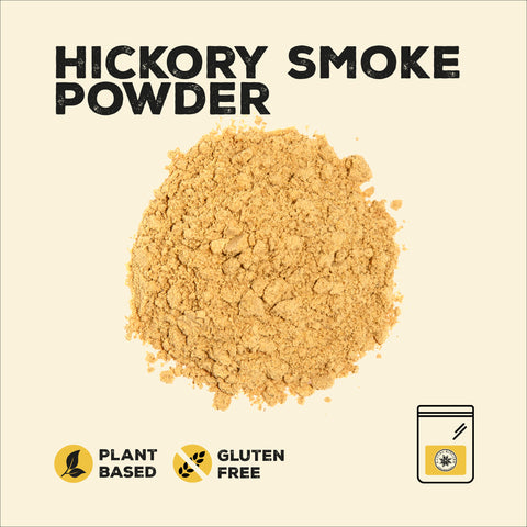 Hickory smoke powder in a pile