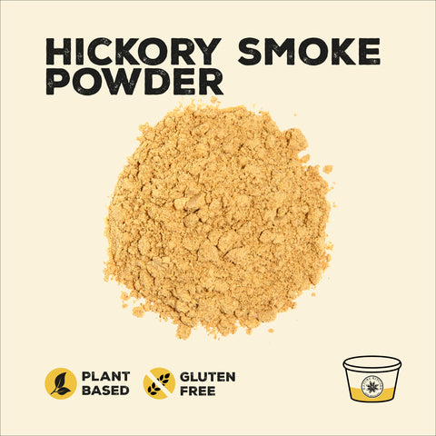 Hickory smoke powder in a pile