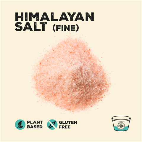 Fine Himalayan salt in a pile