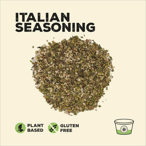 Italian Herb seasoning in a pile
