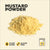 Mustard powder in a pile