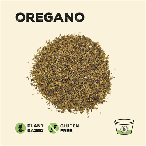 Oregano in a pile