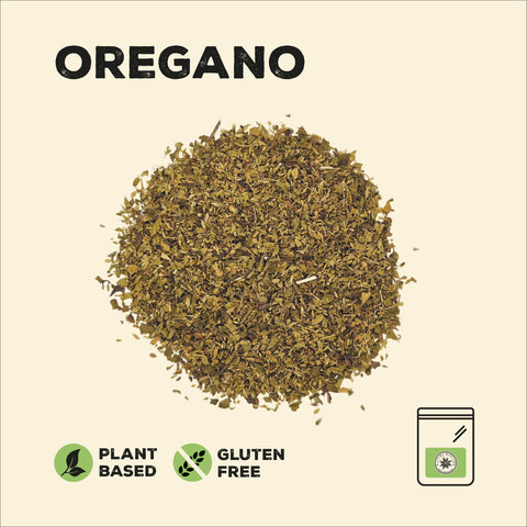 Oregano in a pile