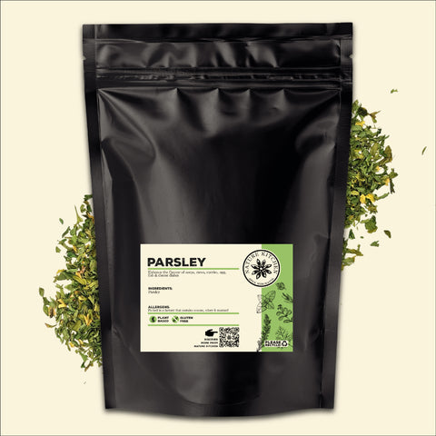 Parsley in a bag