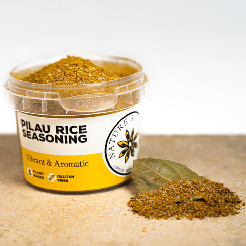 Nature Kitchen Pilau Rice Seasoning in a pile
