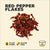 red pepper flakes in a pile