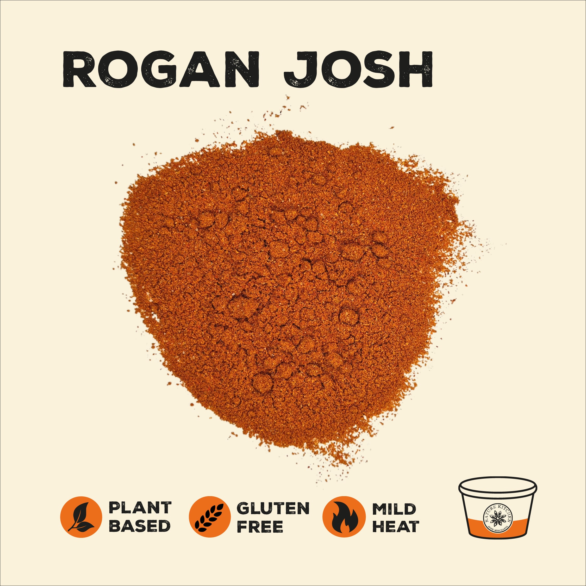 Rogan Josh Curry Powder 6 x 50g Pot