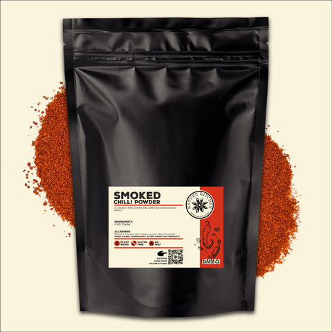 Smoked chilli Powder in a black pouch