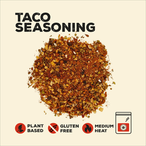 Nature Kitchen Mexican taco seasoning in a pile
