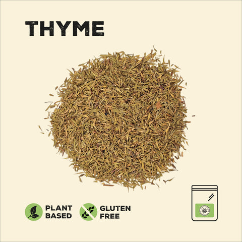 Dried Thyme in a pile