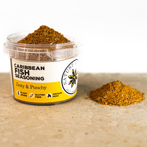 caribbean fish seasoning in a pot