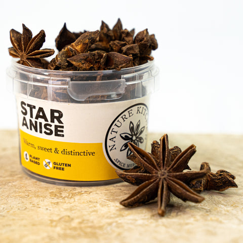 China star anise in a pot