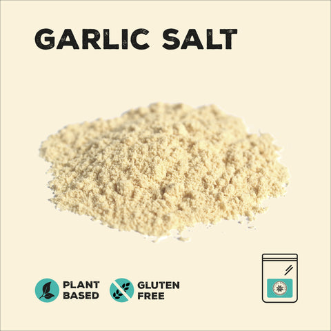 Garlic salt in a pile