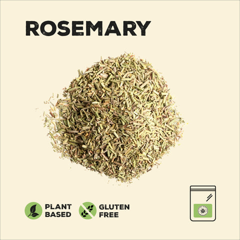 Dried rosemary in a pile