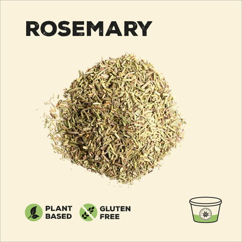 Dried rosemary in a pile